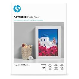 Hp Glossy Photo Paper 250 G M - 25 Sht