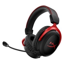 HP HyperX Cloud II Wireless Cuffie da Gaming Nero-Rosso