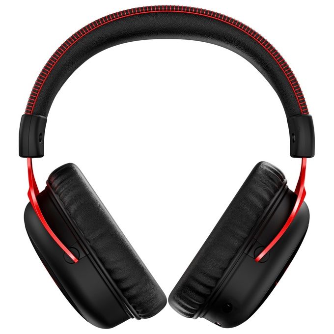 HP HyperX Cloud II Wireless Cuffie da Gaming Nero-Rosso