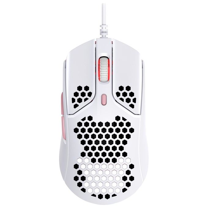 HP HyperX Pulsefire Haste Gaming Mouse Bianco/Rosa