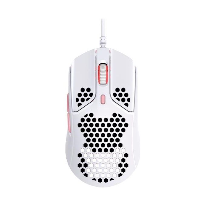 HP HyperX Pulsefire Haste Gaming Mouse Bianco/Rosa