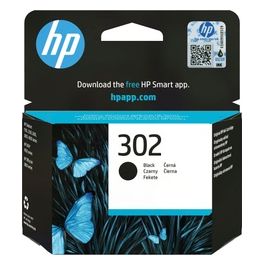302 F6U66AE Cartuccia Originale per Stampanti a Getto di Inchiostro, Compatibile con DeskJet 1110, 2130 e 3630, OfficeJet 3830 e 4650, ENVY 4520, Nero