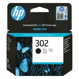 302 F6U66AE Cartuccia Originale per Stampanti a Getto di Inchiostro, Compatibile con DeskJet 1110, 2130 e 3630, OfficeJet 3830 e 4650, ENVY 4520, Nero