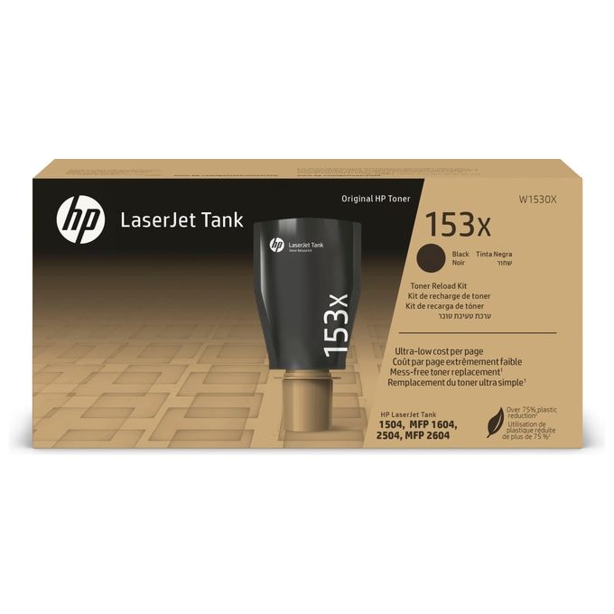 Image of HP Kit Ricarica Toner Nero Originale Laserjet Tank 153x