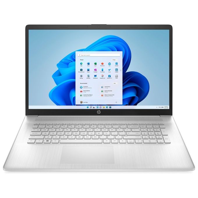 HP Laptop 17-cn1003nl Notebook, Processore Intel Core i5-1155G7, Ram 8Gb, Hd 512Gb SSD, Display 17.3'', Windows 11 Home