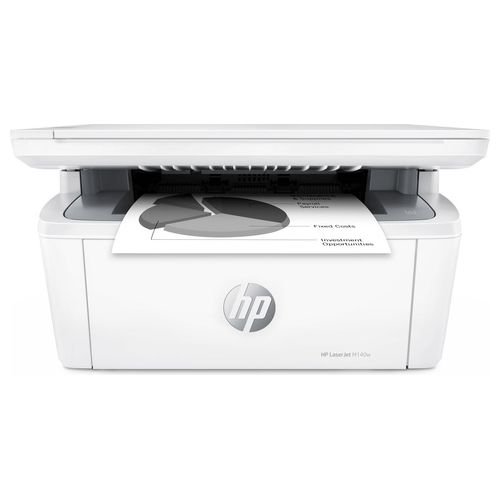 LaserJet M140w 7MD72F Stampante Multifunzione A4 Fronte e Retro Manuale in b/n 20 ppm USB Wi-Fi Schermo LCD a icone Bianco