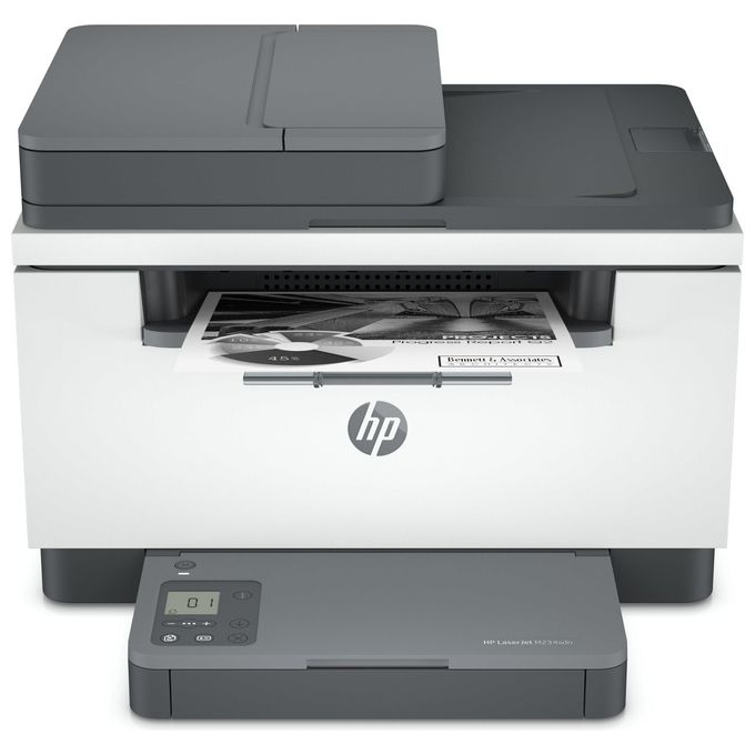 HP LaserJet MFP M234sdn 6GX00F Stampante Multifunzione A4 Stampa Fronte e Retro Automatica in b-n 29 ppm USB Gigabit Ethernet HP Smart No Wi-Fi No Fax Schermo LCD a icone Grigia