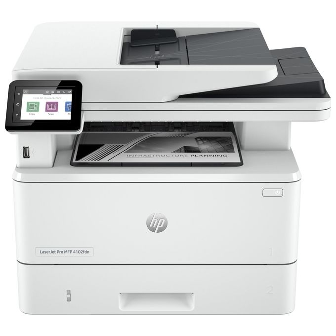 HP Stampante LaserJet Pro MFP 4102fdn Bianco e Nero_MULTICSf con Efficienza Avanzata e Funzioni di Stampa Professionale