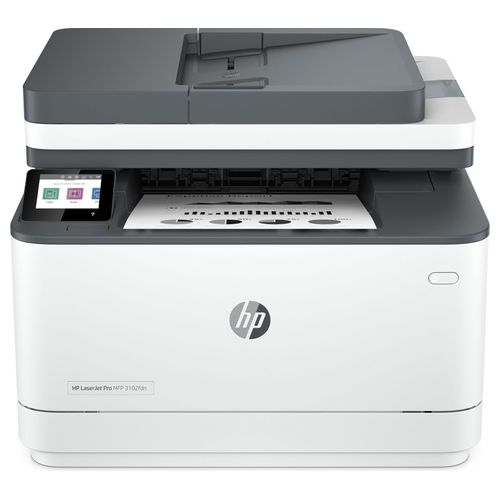 Laserjet Pro MFP 3102fdn 3G629F Stampante Multifunzione A4 Stampa Fronte/Retro Automatico in b/n 33 ppm USB Bianca