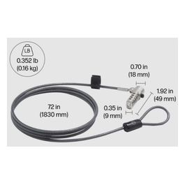 Lucchetto a Combinazione per Cavo Nano