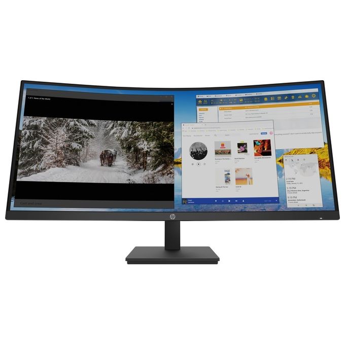 HP M34d Monitor per Pc 34'' 3440x1440 Pixel UltraWide Quad HD Nero