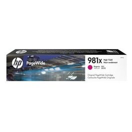 981X L0R10A Cartuccia Inchiostro Originale, da 10000 Pagine, ad Alta Capacità, Compatibile con le Stampanti PageWide serie Enterprise Color 556 e Color Flow MFP 586z, Magenta