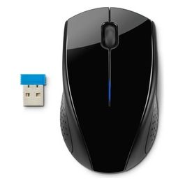 HP Mouse 220 Wireless Profilo Sagomato e Ergonomico Tecnologia LED Blu Nero