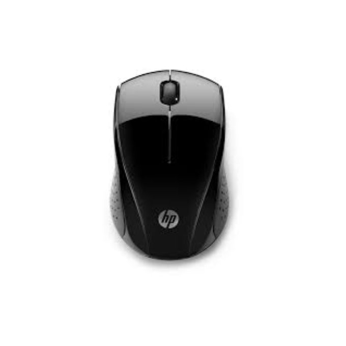 HP Mouse 220 Wireless Profilo Sagomato e Ergonomico Tecnologia LED Blu Nero