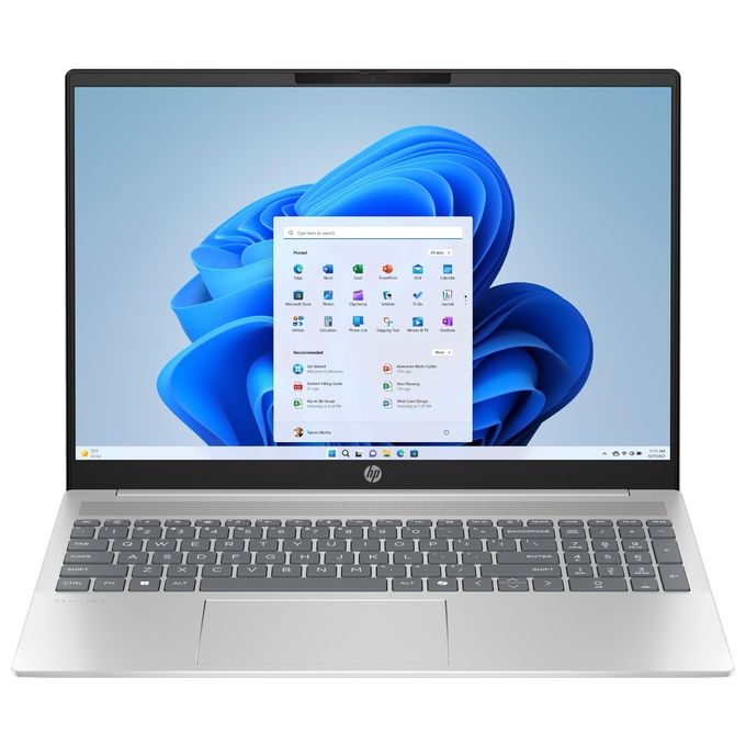 Image of HP Notebook Pavilion 16-ag0006nl AMD Ryzen 5 8540U disply 16'' WUXGA 16 GB LPDDR5-SDRAM 512 GB SSD Wi-Fi 6 (802.11ax) Windows 11 Home Argento