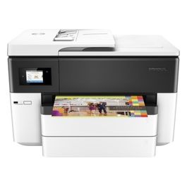 HP OfficeJet Pro 7740 G5J38A, Stampante Multifunzione per Grandi Formati A3, Stampa, Scansiona, Fotocopiatrice, Fax, ADF, Wi-Fi Direct, Ethernete USB, HP Smart, Bianca