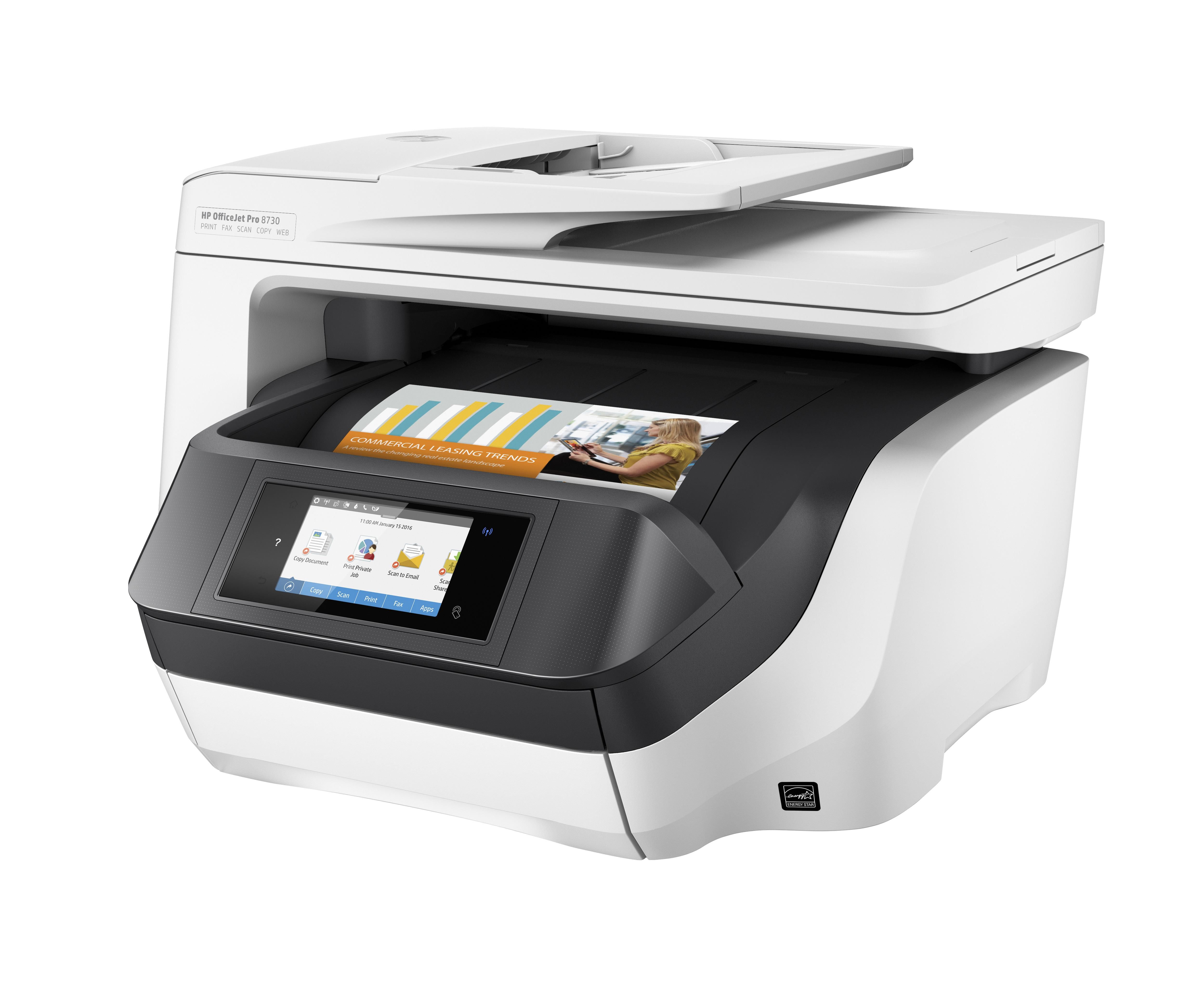 Hp officejet pro 8730 замена картриджа