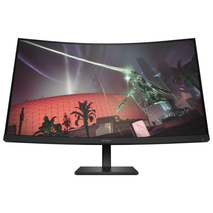 HP Omen Curved Gaming Monitor Pc 31.5" 2560x1440 Pixel Quad Hd Nero