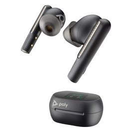 POLY Auricolari Nerofumo Voyager Free 60M UC  Adattatore BT700 USB-C con Custodia per Ricarica con Touchscreen
