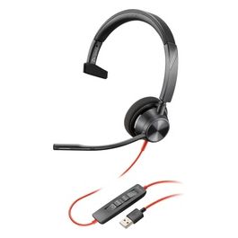 Poly Blackwire 5210 Auricolare Cablato a Padiglione Usb Tipo A Nero