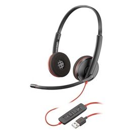 POLY Cuffie Blackwire C3220 USB-A Nere