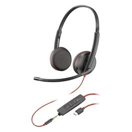 POLY Cuffie Stereo Blackwire C3225 con Connettore USB-C