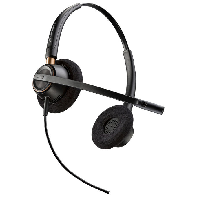 immagine di Hp Poly EncorePro 525-M 783R2AA Cuffie Stereo Connettore Usb-A Certificate Microsoft Teams Nere