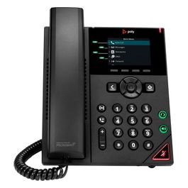 POLY Telefono IP VVX 250 a 4 Linee Abilitato per PoE