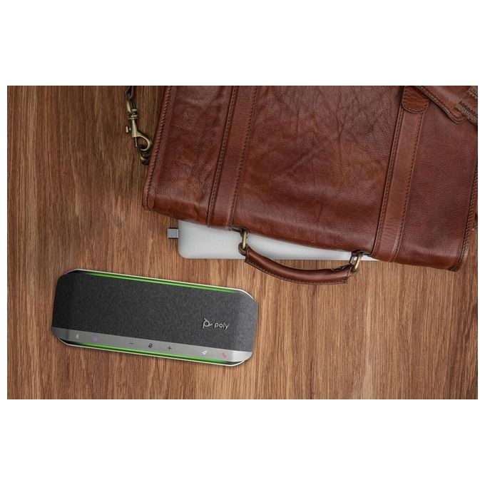 immagine di HP Poly 77P36AA Poly Sync 40+ Vivavoce per Telefono cellulare PC USB A USB C Bluetooth 5.1 con Adattatore BT700 colore Argento