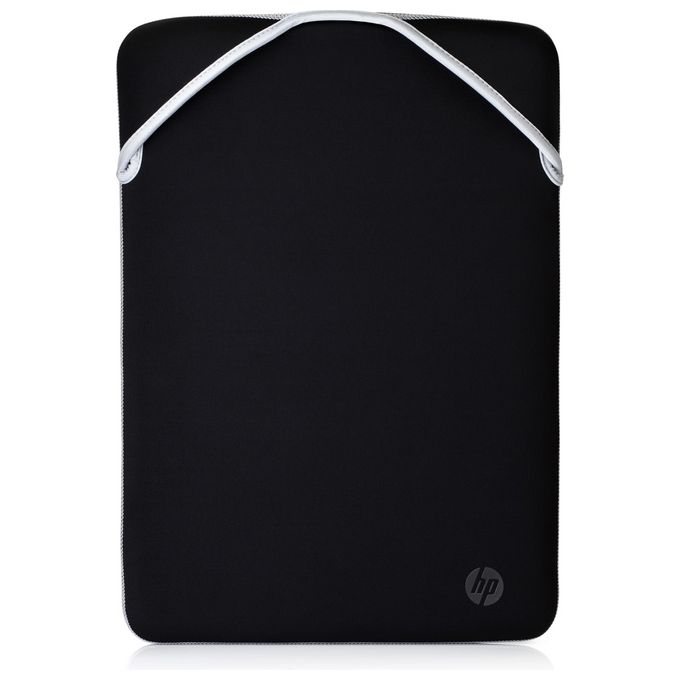 HP Protective Reversibile Sleeve per Notebook fino a 15.6" Design Reversibile Nero/Argento