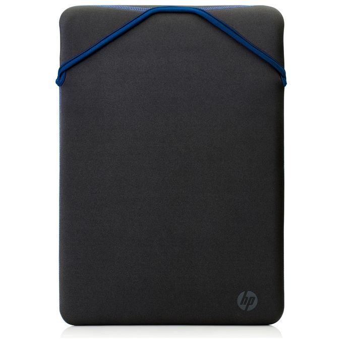 HP Protective Reversibile Sleeve per Notebook fino a 15.6" Design Reversibile Nero/Blu