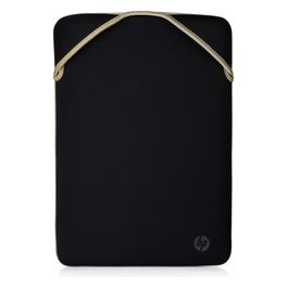 HP Protective Reversibile Sleeve per Notebook fino a 15.6" Design Reversibile Nero/Oro