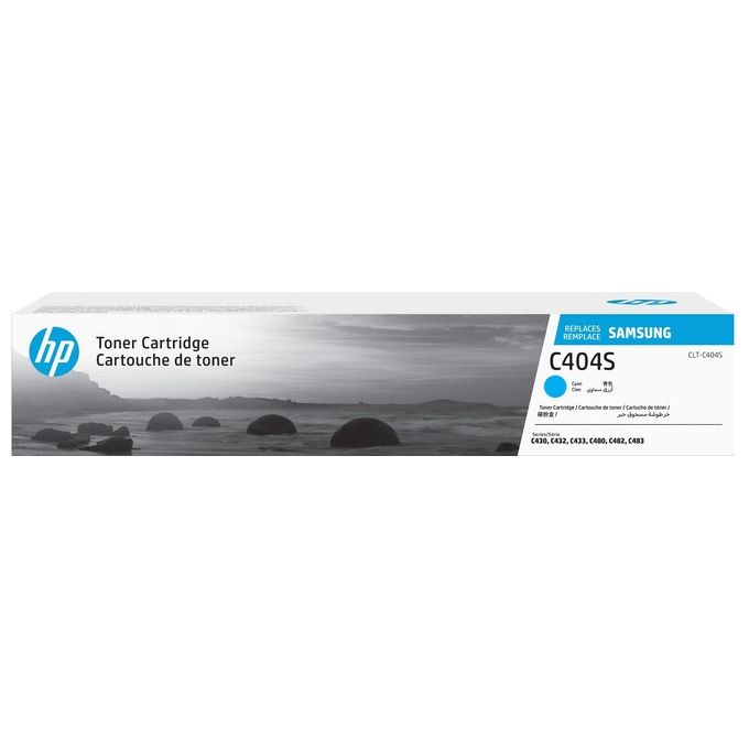 Image of HP Samsung CLT-C404S Cyan originale toner (ST966A)