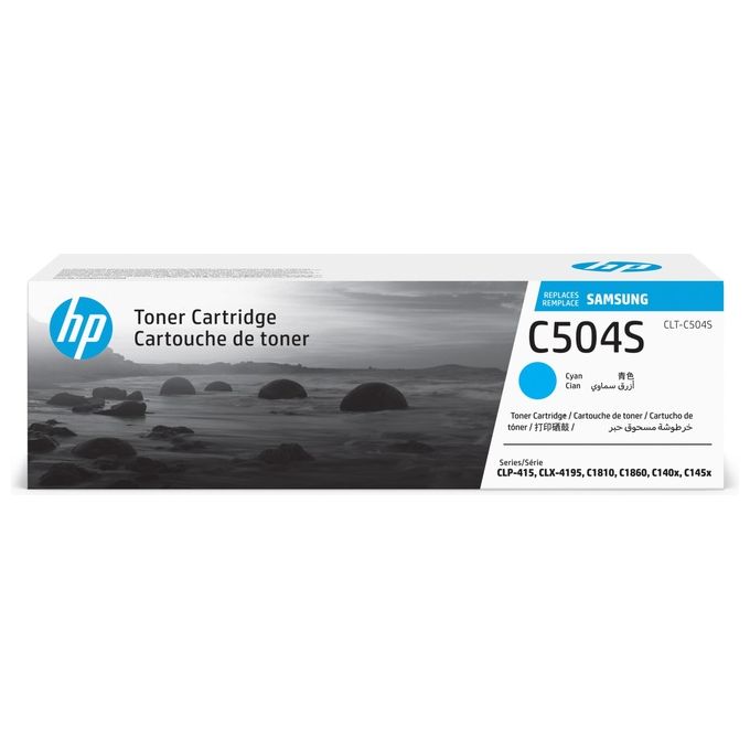 Image of HP Samsung CLT-C504S Cyan originale toner (SU025A)