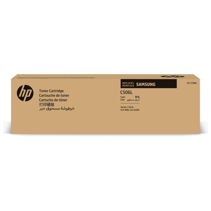 Image of HP Samsung CLT-C506L Alta resa cyan originale toner (SU038A)
