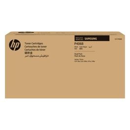 Samsung CLT-P406B Confezione da 2 nero originale cartuccia toner (SU374A)