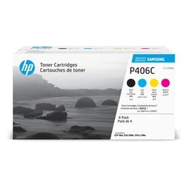 HP Samsung CLT-P406C Confezione da 4 nero, giallo, cyan, magenta originale cartuccia toner (SU375A)