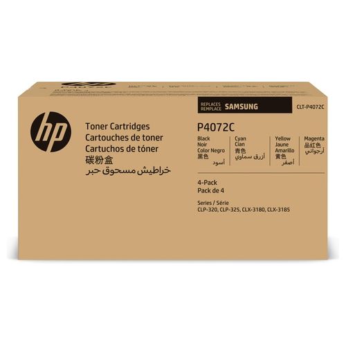 HP Samsung CLT-P4072C Confezione da 4 nero, giallo, cyan, magenta originale cartuccia toner (SU382A)