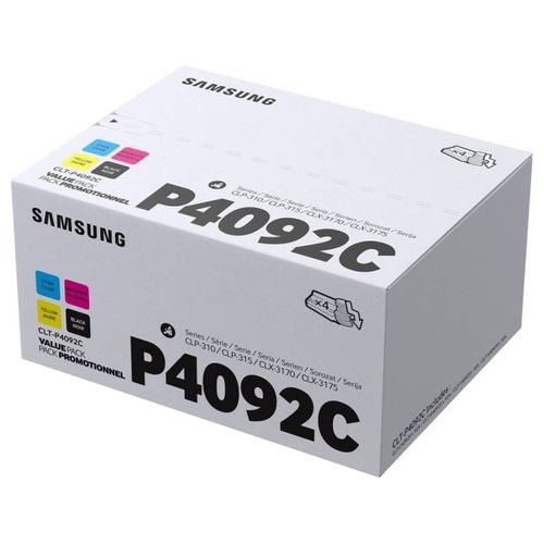 HP Samsung CLT-P4092C Confezione da 4 nero, giallo, cyan, magenta originale cartuccia toner (SU392A)