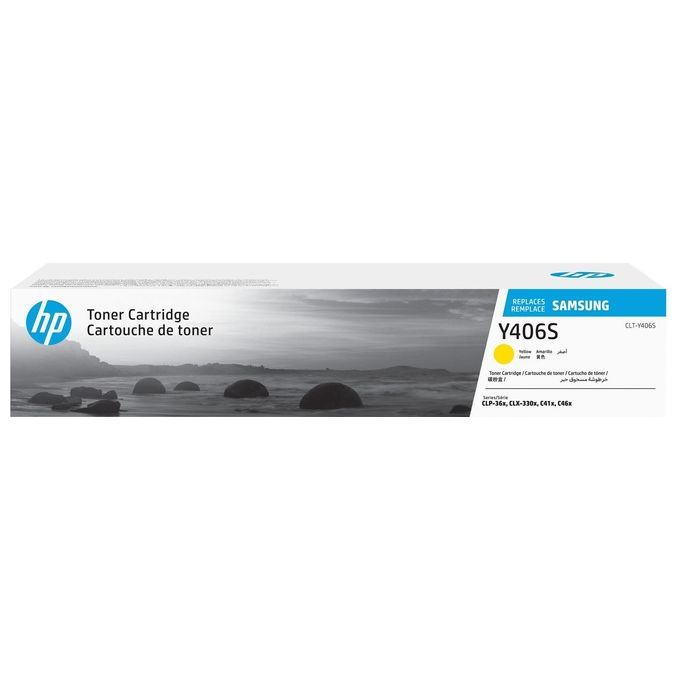 Image of HP Samsung CLT-Y406S Giallo originale toner (SU462A)
