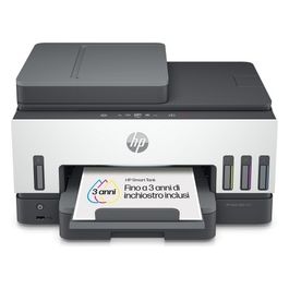 Smart Tank 7605 Stampante Multifunzione A4 Serbatoio Inchiostro Alto Volume con Stampa Fronte Retro Scansione Copia Fax Wi-Fi Grigia