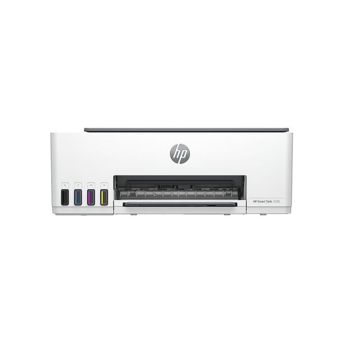 Image of HP Smart Tank 5105 1F3Y3A, Stampante Multifunzione A4 con serbatoio di inchiostro ad alto volume di stampa, stampa fronte-retro manuale, scansione, copia, 22 ppm, USB, Wi-Fi, HP Smart, Bianca