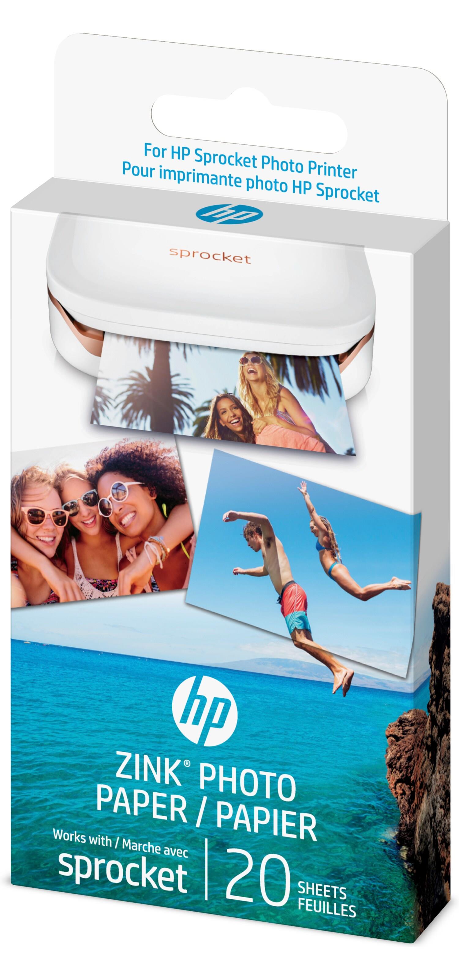 HP Sprocket Carta Fotografica Adesiva Zink Premium 5x7.6cm