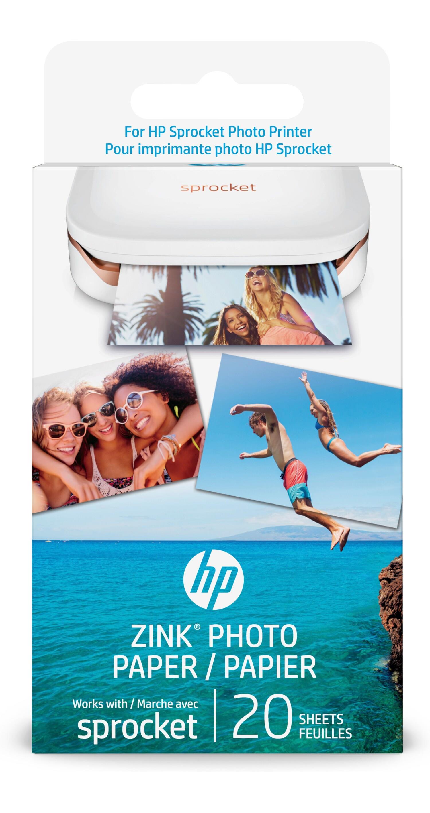 HP Sprocket Carta Fotografica Adesiva Zink Premium 5x7.6cm