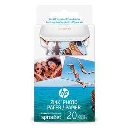 HP Sprocket Carta Fotografica Adesiva Zink Premium 5x7.6cm 20 Fogli