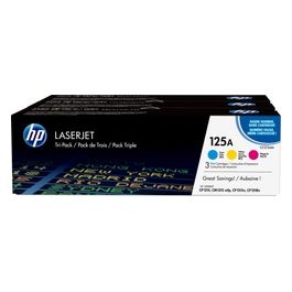 Hp Toner 125a Tripack Ciano Magenta Giallo