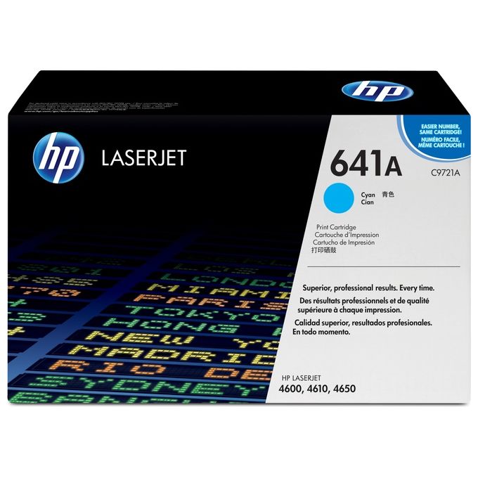 Hp toner ciano 8000 pagine per clj 4600 serie