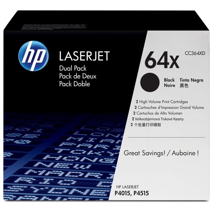 Hp toner nero 24000 pagine confezione da 2cartucce