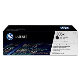 HP 305X CE410X Cartuccia Toner Originale per Stampanti, Elevata Capacità per Laserjet Pro Serie 300 e Serie 400, Nero