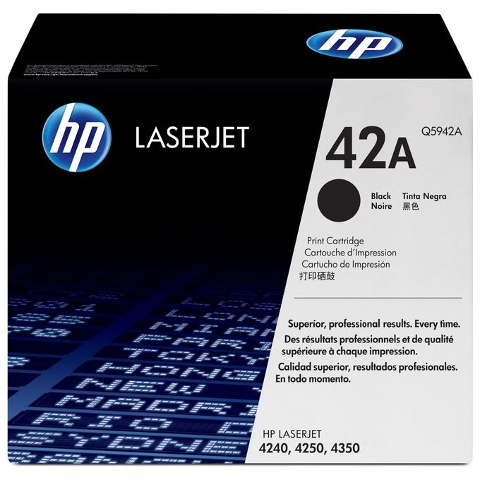 Hp toner nero laserjet 4250/4350 alta cap. 20000pg